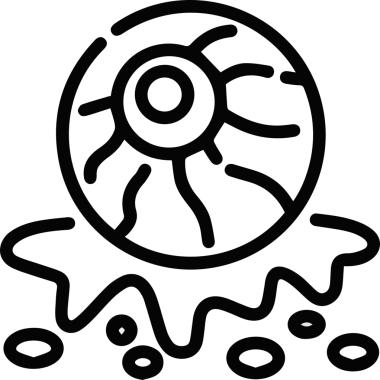 Göz simgesi vektör resmi illüstrasyonu