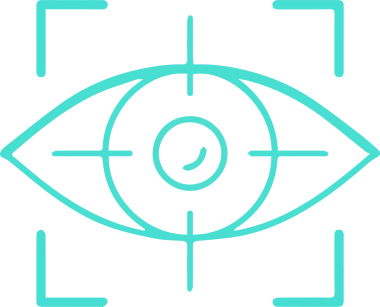 Göz simgesi vektör resmi illüstrasyonu