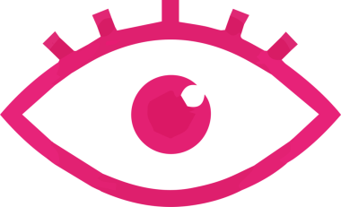 Göz simgesi vektör resmi illüstrasyonu