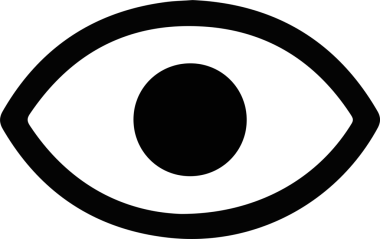 Göz simgesi vektör resmi illüstrasyonu