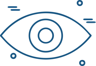 Göz simgesi vektör resmi illüstrasyonu