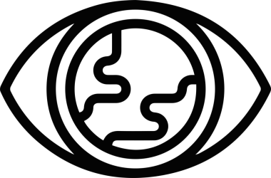 Göz simgesi vektör resmi illüstrasyonu