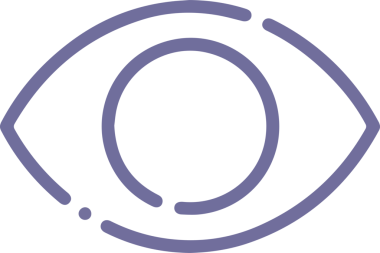 Göz simgesi vektör resmi illüstrasyonu