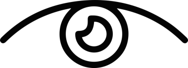 Göz simgesi vektör resmi illüstrasyonu