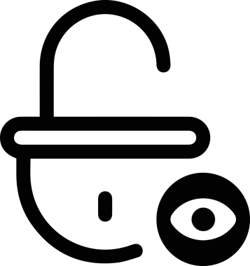 Göz simgesi vektör resmi illüstrasyonu