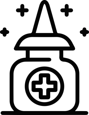 Göz simgesi vektör resmi illüstrasyonu