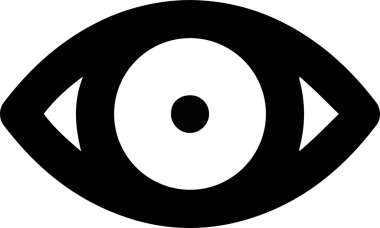 Göz simgesi vektör resmi illüstrasyonu
