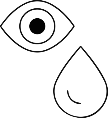 Göz simgesi vektör resmi illüstrasyonu