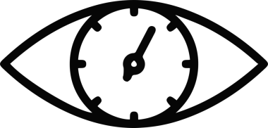 Göz simgesi vektör resmi illüstrasyonu