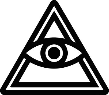 Göz simgesi vektör resmi illüstrasyonu