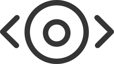 Göz simgesi vektör resmi illüstrasyonu