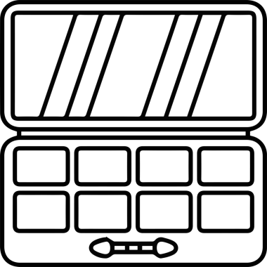 Göz simgesi vektör resmi illüstrasyonu