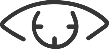 Göz simgesi vektör resmi illüstrasyonu