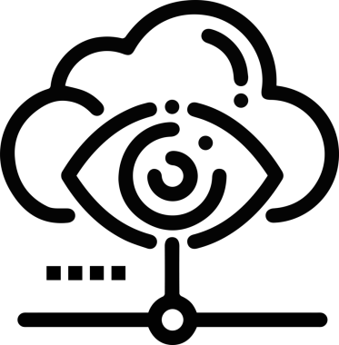 Göz simgesi vektör resmi illüstrasyonu