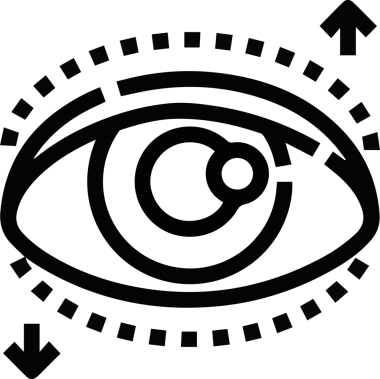 Göz simgesi vektör resmi illüstrasyonu