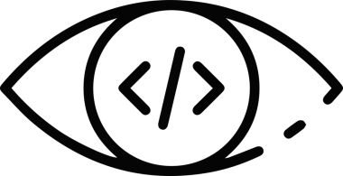 Göz simgesi vektör resmi illüstrasyonu