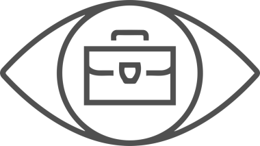 Göz simgesi vektör resmi illüstrasyonu