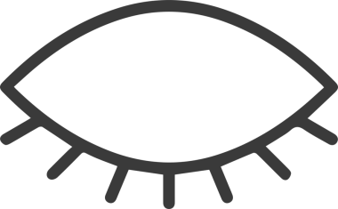 Göz simgesi vektör resmi illüstrasyonu