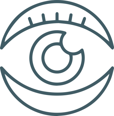 Göz simgesi vektör resmi illüstrasyonu