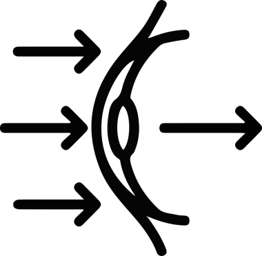 Göz simgesi vektör resmi illüstrasyonu