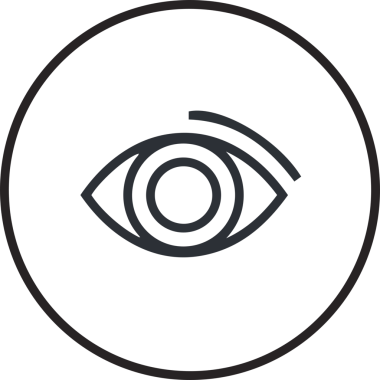 Göz simgesi vektör resmi illüstrasyonu