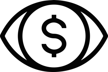 Göz simgesi vektör resmi illüstrasyonu