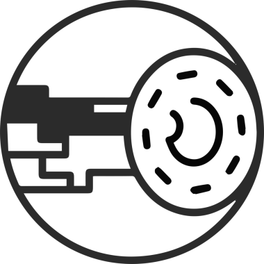 Göz simgesi vektör resmi illüstrasyonu