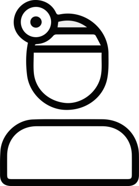 Göz simgesi vektör resmi illüstrasyonu