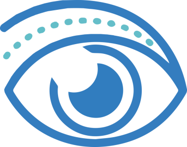 Göz simgesi vektör resmi illüstrasyonu