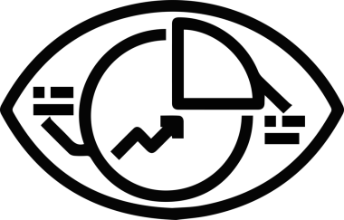 Göz simgesi vektör resmi illüstrasyonu