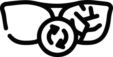 Göz simgesi vektör resmi illüstrasyonu