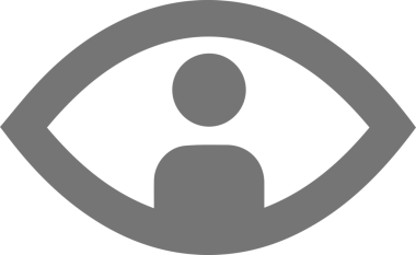 Göz simgesi vektör resmi illüstrasyonu