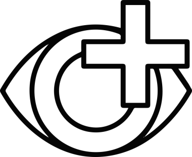 Göz simgesi vektör resmi illüstrasyonu