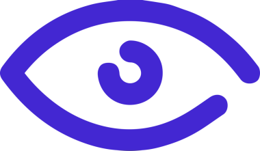 Göz simgesi vektör resmi illüstrasyonu