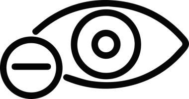 Göz simgesi vektör resmi illüstrasyonu