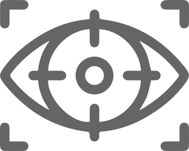 Göz simgesi vektör resmi illüstrasyonu