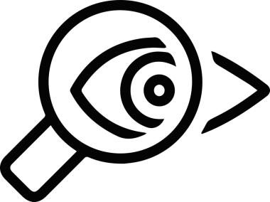 Göz simgesi vektör resmi illüstrasyonu