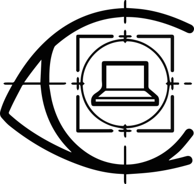 Göz simgesi vektör resmi illüstrasyonu
