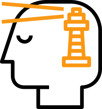 Göz simgesi vektör resmi illüstrasyonu