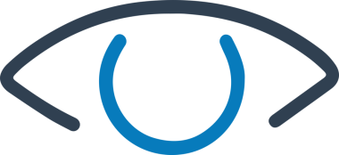 Göz simgesi vektör resmi illüstrasyonu