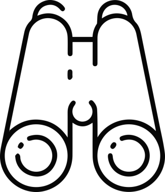 Göz simgesi vektör resmi illüstrasyonu