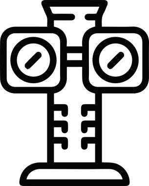 Göz simgesi vektör resmi illüstrasyonu