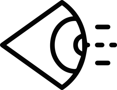 Göz simgesi vektör resmi illüstrasyonu