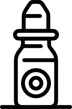 Göz simgesi vektör resmi illüstrasyonu