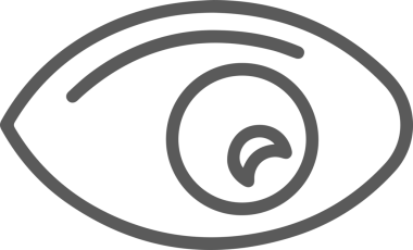 Göz simgesi vektör resmi illüstrasyonu