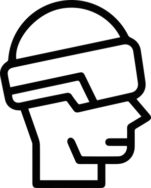 Göz simgesi vektör resmi illüstrasyonu