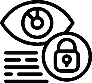Göz simgesi vektör resmi illüstrasyonu