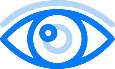 Göz simgesi vektör resmi illüstrasyonu