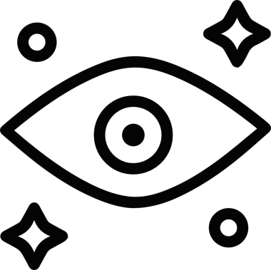 Göz simgesi vektör resmi illüstrasyonu