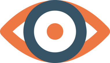 Göz simgesi vektör resmi illüstrasyonu